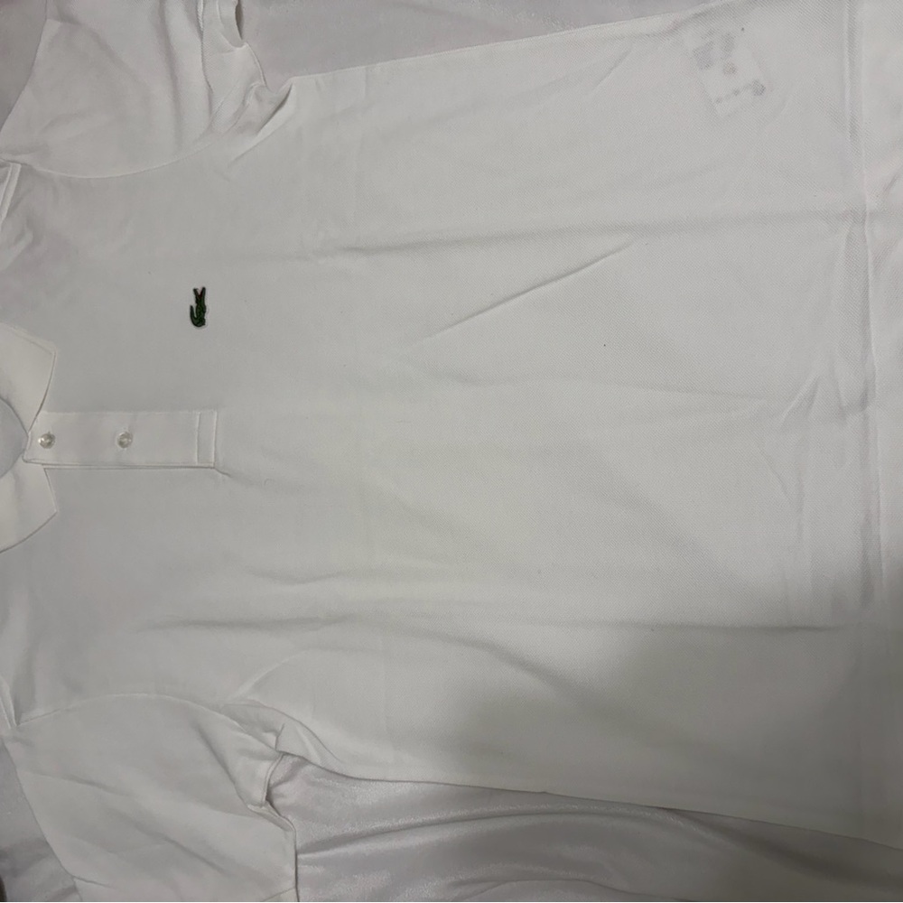 2 Lacoste Classic White women's Polo Shirts